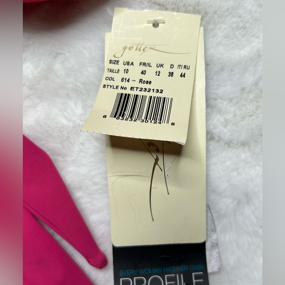 Profile by Gottex Rose Tutti Frutti 1 PC Surplice Style Swimsuit SIZE 10 NWT - Picture 3 of 3